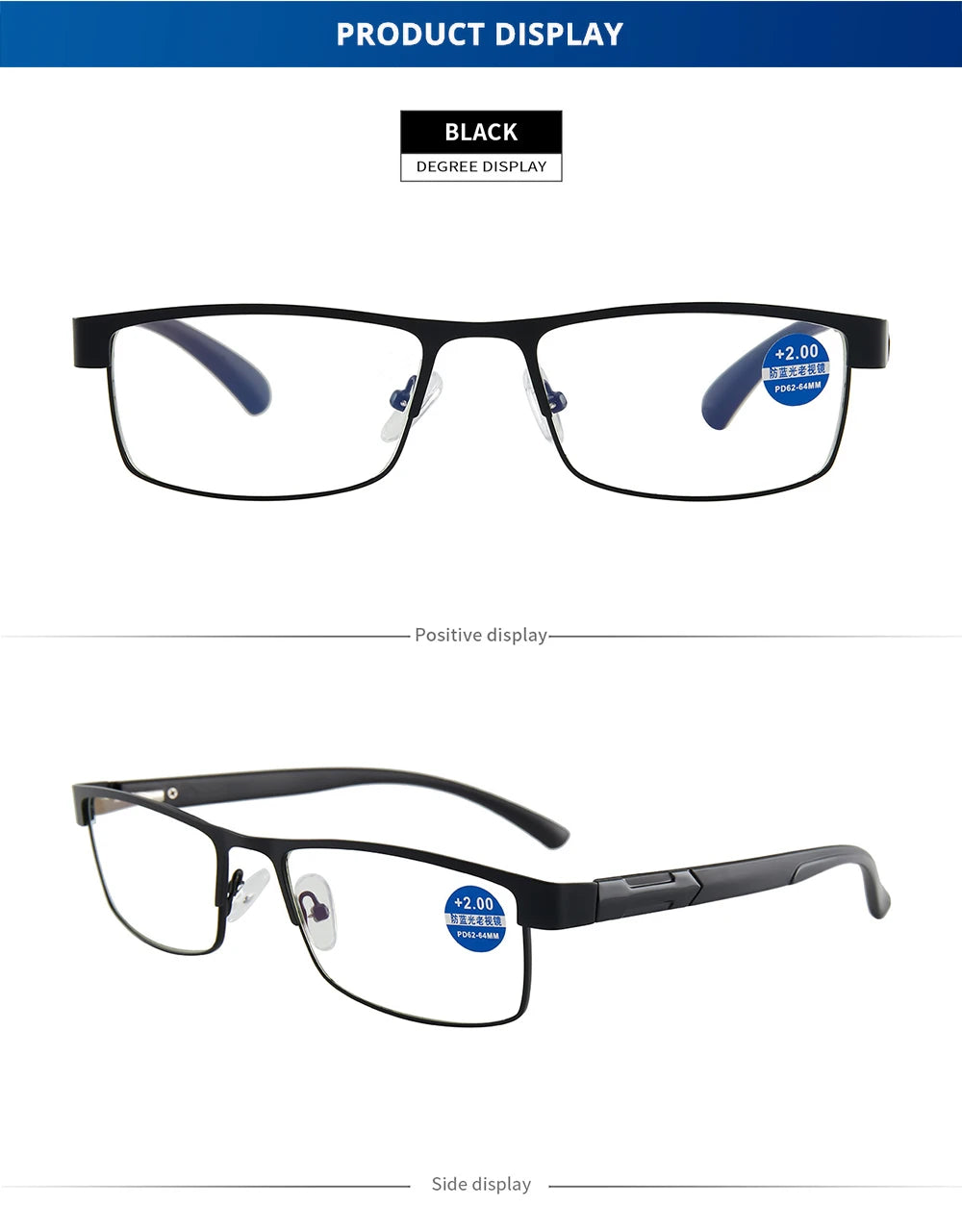 Lentes de lectura +1.0 (filtro azul, uso diario)