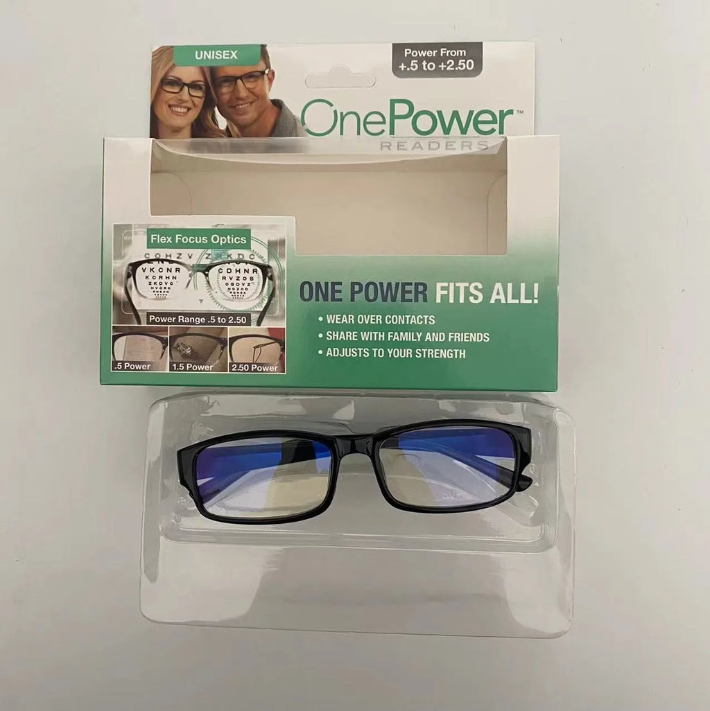 Gafas de lectura multifocales con enfoque automático, ajuste progresivo de la visión, con una sola potencia (2.0)