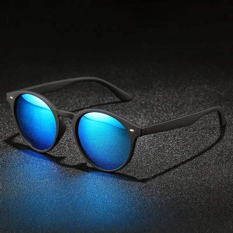 Lentes de Sol Redondos Polarizados UV400 Vintage Unisex – Estilo Clásico para Uso Diario y Conducción