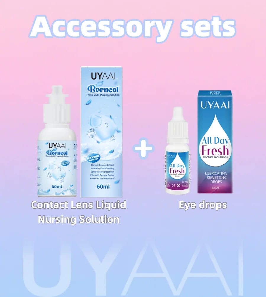 Solución para Lentes de Contacto UYAAI 60 ml – Limpieza, Hidratación y Cuidado Ocular