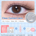 Lentes de Contacto Graduados Magister (-1.00 a -10.00) Blandos HD – Incluye Pinza – Uso Semestral (6 meses))