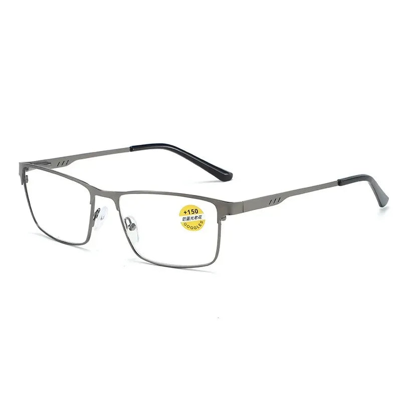 Gafas de lectura para hombre con filtro luz azul y bisagras flexibles – +0.75 a +2.25