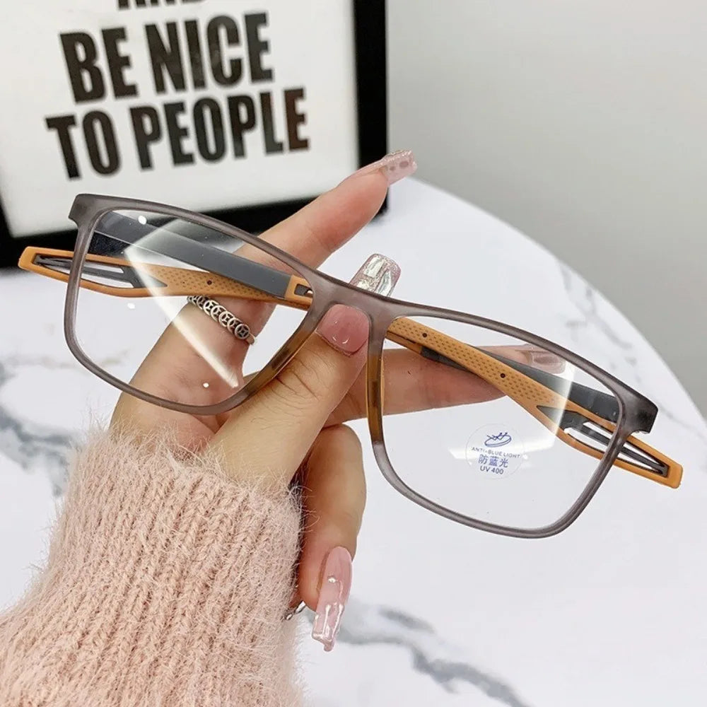Gafas de lectura deportivas TR90 para hombre con filtro luz azul – Presbicia +1.00 a +4.00