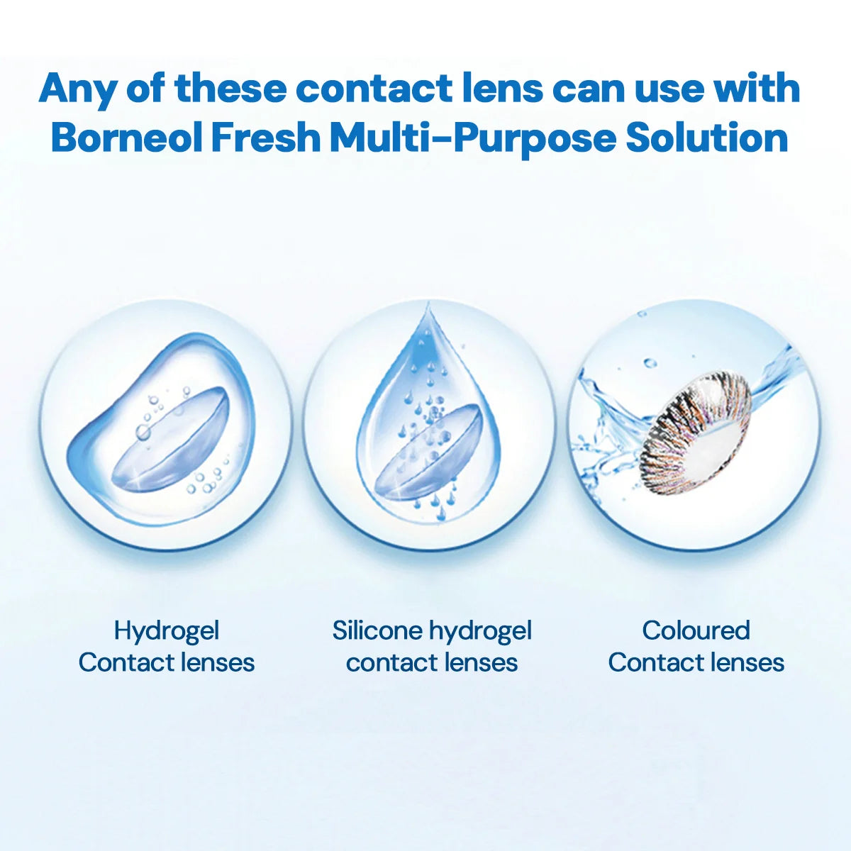 Solución para Lentes de Contacto UYAAI 60 ml / 120 ml – Limpieza, Hidratación y Protección Refrescante