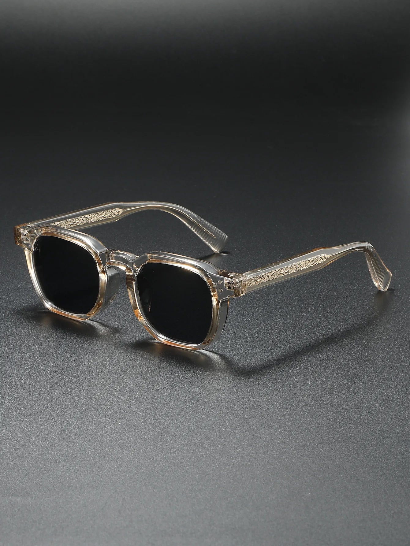 Lentes de Sol Cuadrados Polarizados Unisex con Núcleo Metálico – Estilo Moderno para Conducción y Uso Diario