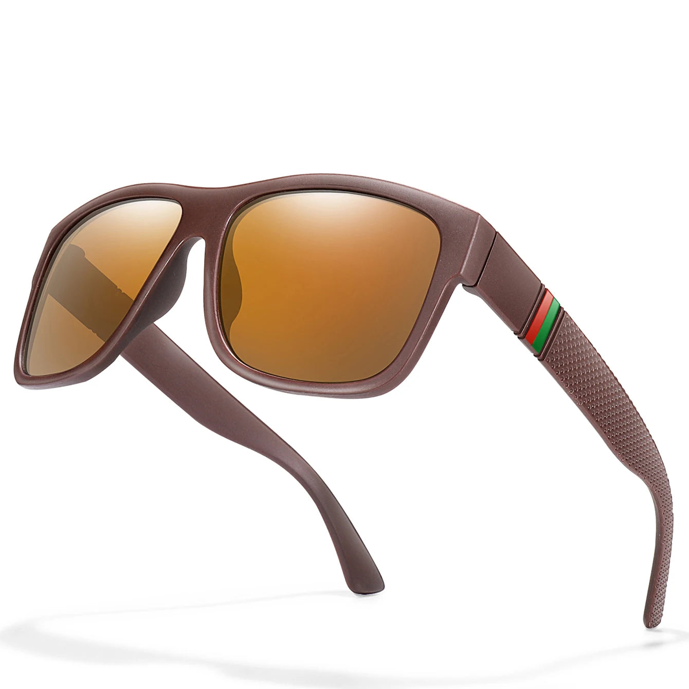 Lentes de Sol Cuadrados Polarizados UV400 para Hombre – Estilo Clásico Vintage para Uso Outdoor y Conducción