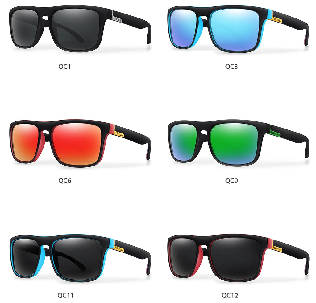 Lentes de sol deportivos polarizados con cambio de color para ciclismo y conducción, con visión mejorada en condiciones diurnas y nocturnas