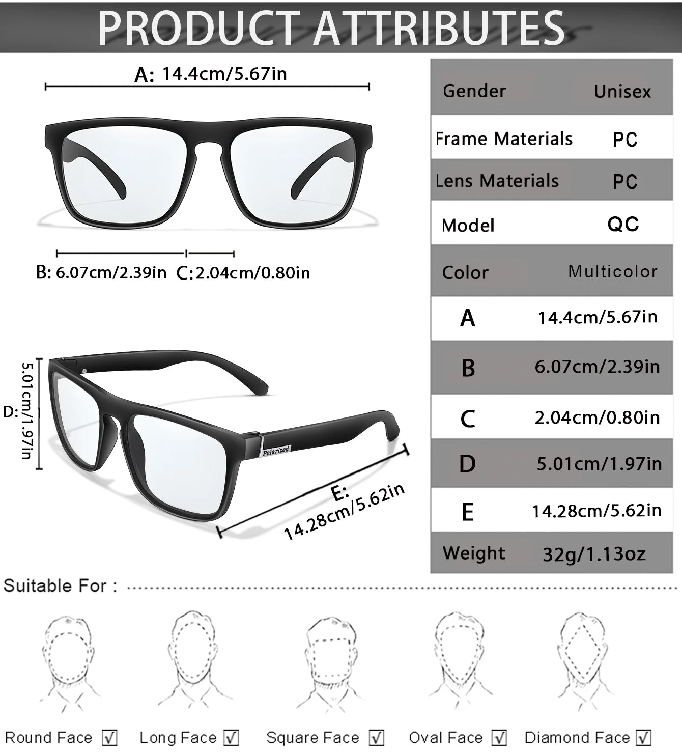 Lentes de sol deportivos polarizados con cambio de color para ciclismo y conducción, con visión mejorada en condiciones diurnas y nocturnas