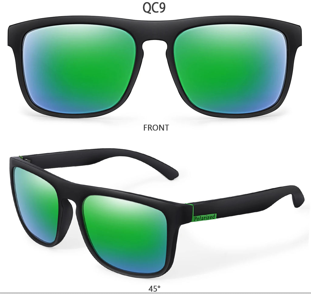 Lentes de sol deportivos polarizados con cambio de color para ciclismo y conducción, con visión mejorada en condiciones diurnas y nocturnas