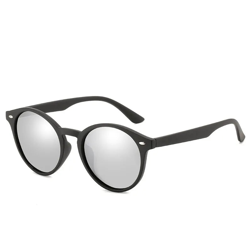 Lentes de Sol Redondos Polarizados UV400 Vintage Unisex – Estilo Clásico para Uso Diario y Conducción