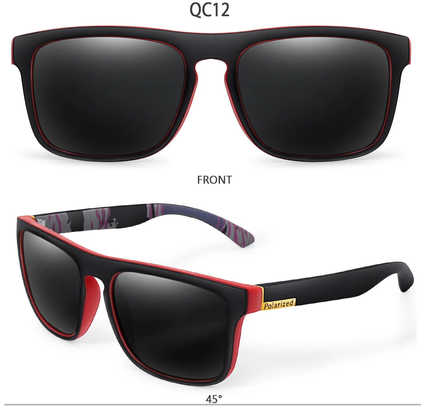 Lentes de sol deportivos polarizados con cambio de color para ciclismo y conducción, con visión mejorada en condiciones diurnas y nocturnas