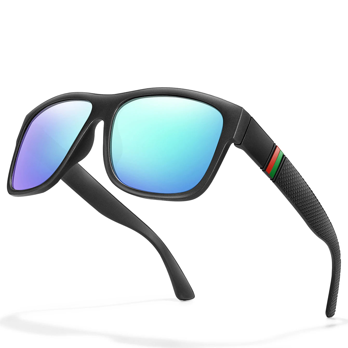 Lentes de Sol Cuadrados Polarizados UV400 para Hombre – Estilo Clásico Vintage para Uso Outdoor y Conducción