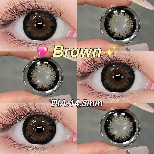 Lentes de Contacto Graduados Magister (0.00 a -6.00) 16.0 mm Efecto Ojo Grande – Color Estilo Clásico – Uso Semestral (6 meses)
