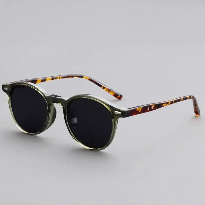 Lentes de Sol Redondos Vintage Unisex – Estilo Clásico Circular para Uso Diario