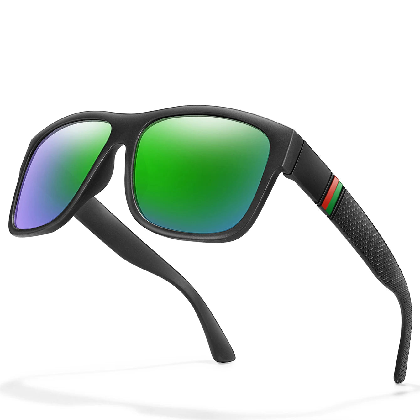 Lentes de Sol Cuadrados Polarizados UV400 para Hombre – Estilo Clásico Vintage para Uso Outdoor y Conducción