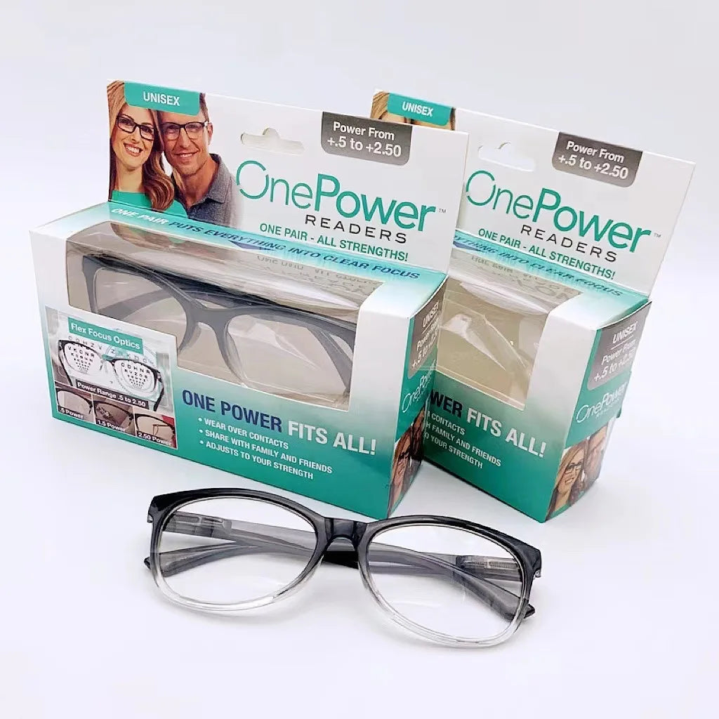Gafas de lectura multifocales con enfoque automático, ajuste progresivo de la visión, con una sola potencia (2.0)