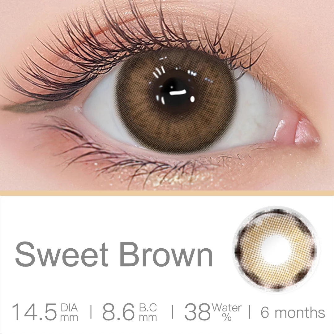 Lentes de Contacto Graduados Magister (0.00 a -6.00) 14.5 mm Efecto Ojo Grande Luna – Uso Semestral (6 meses)