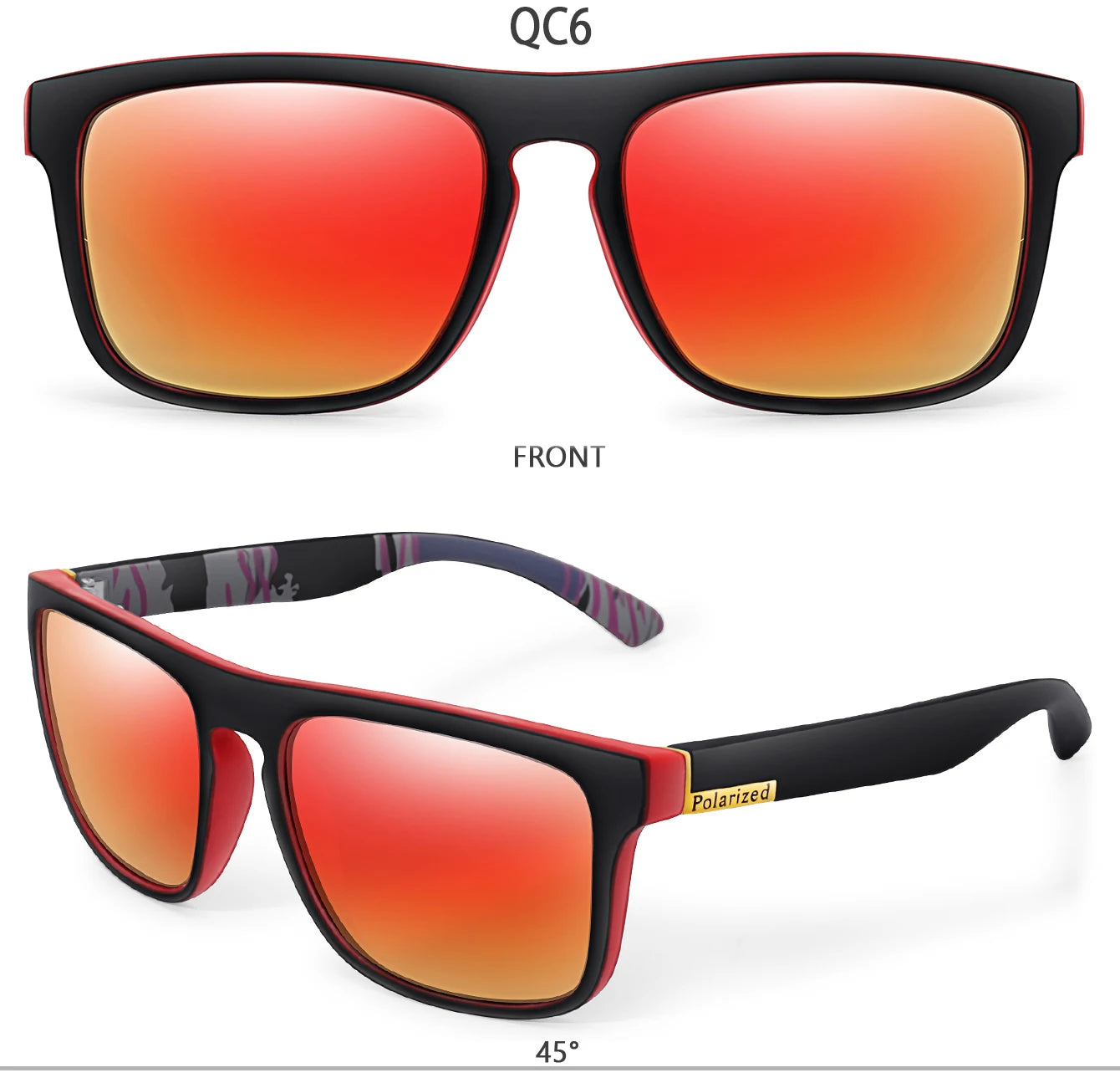 Lentes de sol deportivos polarizados con cambio de color para ciclismo y conducción, con visión mejorada en condiciones diurnas y nocturnas