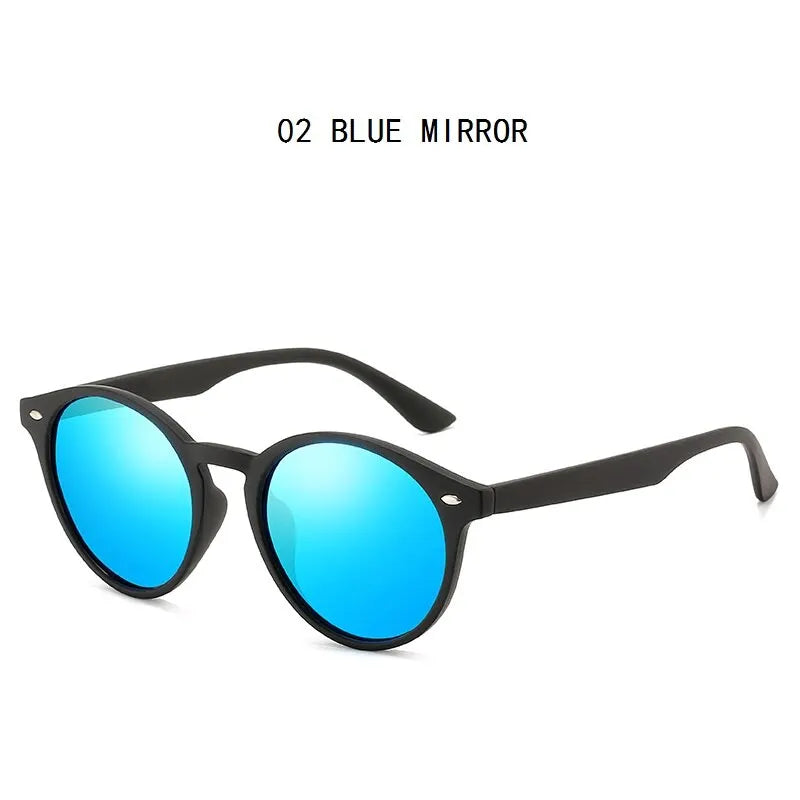 Lentes de Sol Redondos Polarizados UV400 Vintage Unisex – Estilo Clásico para Uso Diario y Conducción