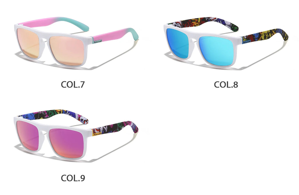 Lentes de sol deportivos polarizados con cambio de color para ciclismo y conducción, con visión mejorada en condiciones diurnas y nocturnas