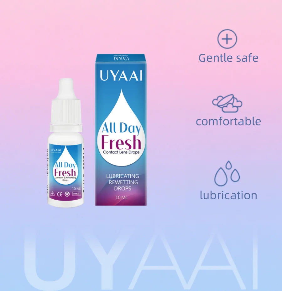 Solución para Lentes de Contacto UYAAI 60 ml – Limpieza, Hidratación y Cuidado Ocular