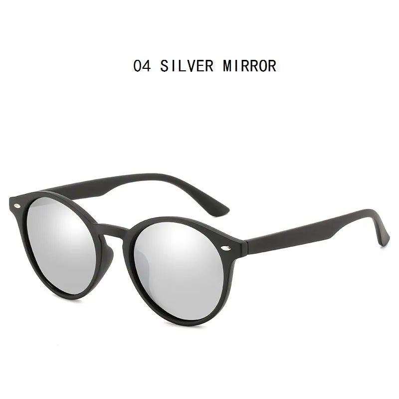 Lentes de Sol Redondos Polarizados UV400 Vintage Unisex – Estilo Clásico para Uso Diario y Conducción