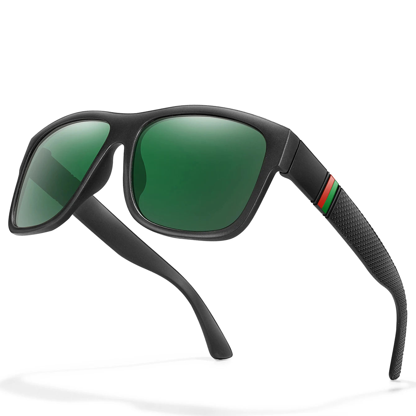 Lentes de Sol Cuadrados Polarizados UV400 para Hombre – Estilo Clásico Vintage para Uso Outdoor y Conducción